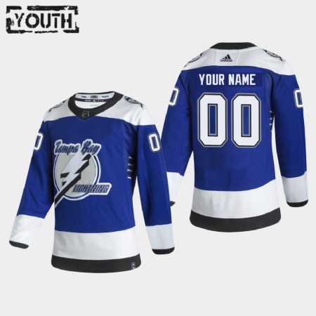 Tampa Bay Lightning Custom 2020-21 Reverse Retro Authentic Shirt - Kinderen